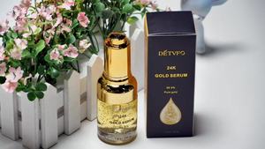 カスタムロゴプライベートラベルベストアンチエイジングフェイシャルエッセンス<span class=keywords><strong>24K</strong></span>ゴールドフェイススキンケアセラム - Product Image 2