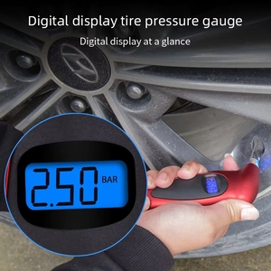 Manómetro Digital Electrónico <span class=keywords><strong>de</strong></span> Presión <span class=keywords><strong>de</strong></span> Neumáticos <span class=keywords><strong>de</strong></span> 4 Rangos y 150 psi para Automóviles, SUV, RV, Profesional, <span class=keywords><strong>de</strong></span> Alta Resistencia - Product Image 5