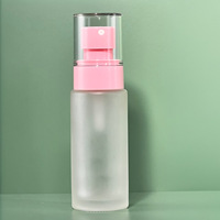 Pompe à poussoir en plastique à 20 dents UPG pour toner, brume faciale, lotion – Pulvérisateur cosmétique transparent semi-couvrant