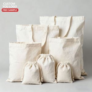 Merry Christmas Large Plain Blank <b>White</b> Custom Print Canvas <b>Bag</b> Reusable Tote Shopping Canvas Cotton <b>Bag</b> With Logo - Product Image 2