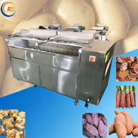 Industriële aardappel- en cassave-schilmachine en -wasmachine voor groenten