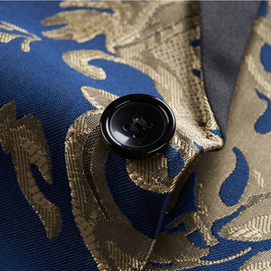 Costume Homme Slim Bleu à un Bouton, Style Européen, Dernière Collection, Idéal pour Mariage, Grande <span class=keywords><strong>Taille</strong></span>, Sur Mesure - Product Image 4