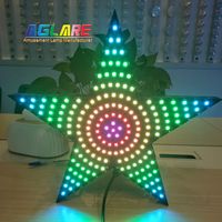 Aglare IP65 Décorations étanches Éclairage RVB Auto Star Panel Christmas LED Pixel Point Light for Theme Park