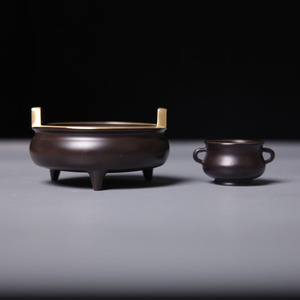 Quemador de incienso de cobre puro para uso doméstico, quemador de incienso estilo antiguo Xuande, quemador de varillas de incienso, quemador de aromaterapia, para interiores - Product Image 4