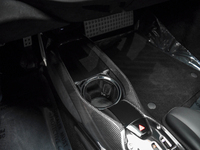Ferrari SF90 gaya OEM bagian otomatis serat karbon kering Aksesori otomotif Interior mobil Panel kontrol pusat pemindah SF90