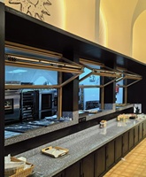 Ventana vertical plegable de aluminio, ventana plegable con rotura de puente térmico