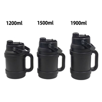 Bouilloire d'eau et de café de grande capacité en acier inoxydable de qualité 1200ml-1900ml peut garder les choses froides ou chaudes