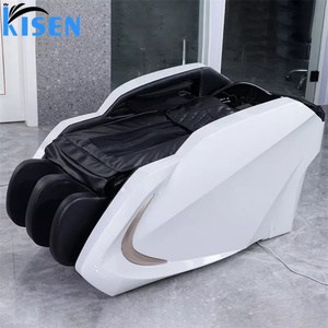Kisen Modern Electric Massage <b>Tables</b> Hair Wash Bed Black <b>White</b> Reclining Massage Shampoo Chair with Water Circulation - Product Image 3