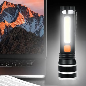 Lampe torche solaire LED multifonctionnelle, lampe torche longue portée pour l'extérieur, lampe torche solaire LED pour les voyages nocturnes - Product Image 4