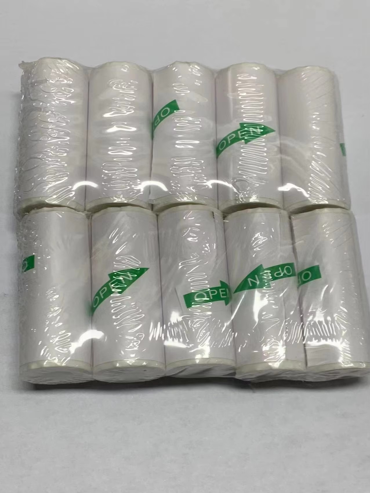 Papier adhésif blanc 50 rouleaux