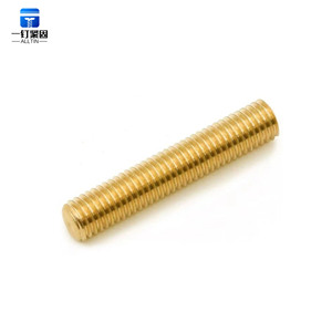 고강도 맞춤형 DIN975 구리 나사산 막대 H59 M6 M8 M10 크기의 전체 황동 볼트 일반 마감 - Product Image 6