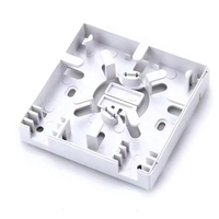 Boîtier de terminaison fibre optique ATB 86 FTTH 2 ports 2 fibres SC Rosette 86*86mm ABS pour montage mural intérieur ou sur bureau