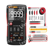 Multimeter Digital Q1 9999 penguji Analog REAL RMS profesional multi-metro DIY Transistor kapasitor NCV Tester Lcr Meter