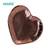 Ensemble de vaisselle jetable carrée en papier écologique personnalisé, de qualité alimentaire, moderne, compostable, biodégradable, imperméable et résistant à l'huile