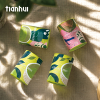 Boîtes en étain rondes Tianhui de qualité alimentaire avec impression personnalisable pour l'emballage de thé en vrac et d'épices matcha