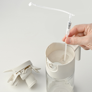 Pulvérisateur et distributeur d'huile 2-en-1 pour la <span class=keywords><strong>cuisine</strong></span>, 550 ml, en verre, pour huile d'olive, vaporisateur anti-goutte, compatible lave-vaisselle - Product Image 3