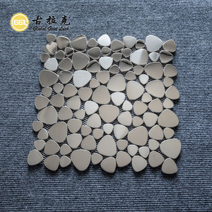 Azulejos Decorativos de Acero Inoxidable con Diseño Único en Forma de Corazón para Paredes de Fondo de Hoteles, Oficinas y Paredes Decorativas - Product Image 1