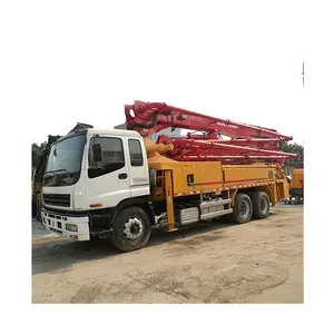 Uesd Putzmeister 38m Truck Mounted Concrete Boom Pump Truck Machine Price for sale