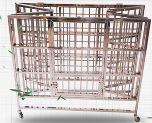 Katlanabilir katlanabilir Metal büyük Xxl köpek kafesi Metal Kennels, büyük köpek için istiflenebilir köpek kafesleri, toptan köpek sandık - Product Image 3