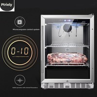Lemari Pendingin Daging Rumah Tangga Kecil 1 Pintu Garansi 1 Tahun Pengawet Ikan Laut Dalam Daging Lima Bunga Steak Tampilan Vertikal Kering