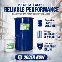 Sealant Silikon Dua Komponen untuk Kaca Isolasi pada Lini Produksi Double Glazing Otomatis dan Perekat Unit Dinding Tirai