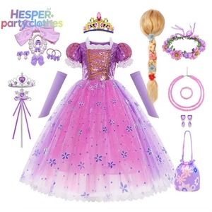 ชุดเดรสเจ้าหญิงฮาโลวีน HESPER แขนยาว สไตล์ลำลอง ชุดฤดูร้อนสำหรับเด็ก ลายดอกเดซี่ เหมาะสำหรับงานปาร์ตี้และโอกาสทั่วไป - Product Image 1