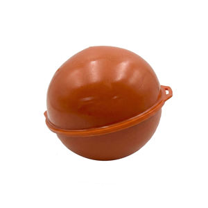 Boule de marquage de câble enterré orange 101,4 kHz à détection passive pour les réseaux de fibres optiques, en polyéthylène étanche - Product Image 1