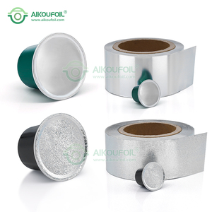 Capsules jetables en aluminium colorées, pièces, vides, pour le thé, le café, adaptées à la <span class=keywords><strong>nespresso</strong></span>, avec logo imprimé - Product Image 2