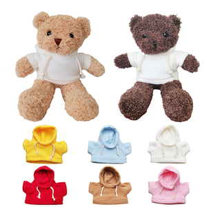 Niedlicher Plüsch-Teddybär 30cm als Umarmungsgeschenk mit Abnehmbaren T-Shirts für DIY-Sublimationsdruck PP-Baumwollfüllung - Product Image 5