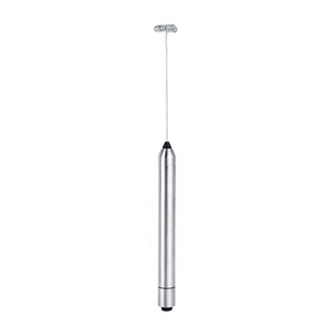 <span class=keywords><strong>Mousseur</strong></span> <span class=keywords><strong>à</strong></span> <span class=keywords><strong>lait</strong></span> électrique portatif en acier inoxydable durable avec design écologique pour mélanger les boissons et battre les œufs - Product Image 1