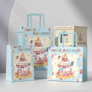 Bolsa de Papel para Regalo de Bajo Pedido Mínimo, Bolsa de Papel para Compras de Boutique, Bolsa de Papel Kraft Reutilizable, Plegable y Ecológica - Product Image 4