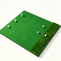 Tapis de golf portable en gazon artificiel mini 30*30cm / 30*60cm, aide à l'entraînement du swing de golf, entraînement de golf en intérieur et en extérieur