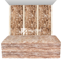 Laine de verre rose standard ASTM Canada USA, isolation thermique, ignifuge, R12-R19, usage extérieur industriel
