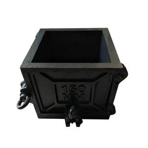 Stampo in ghisa a cubo 150x150x150mm per Test di compressione in malta cementizia e stampo in blocchi di calcestruzzo - Product Image 2