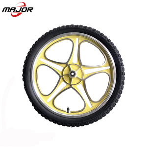 High Quality 20-Inch Heavy Duty Aluminum Rim Pneumatic Rubber <strong>Wheel</strong> for Horse <strong>Cart</strong> Caster <strong>Wheels</strong> - Product Image 4