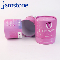 Emballage personnalisé écologique en tube kraft pour coupe menstruelle, tampon, boîte en carton pour coupe menstruelle