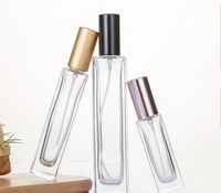 Homay Vente en Gros Flacon de Parfum Vide en Verre Transparent de 3ml 5ml 6ml 10ml 30ml 50ml 100ml