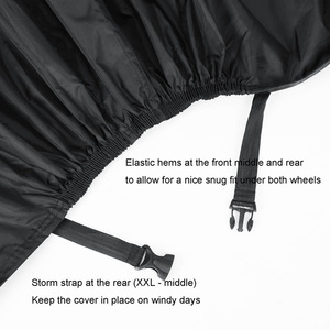Accessoires de vélo Protection UV extérieure anti-poussière Couvre-vélo facile à transporter Couvre-vélo étanche avec trou de verrouillage - Product Image 3