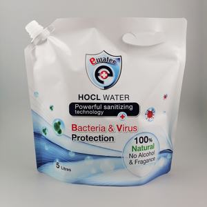 사용자 정의 스탠드 업 플라스틱 주둥이 파우치 5L 초음파 젤 포장 가방 의료 사용 도팩 갤런 플라스틱 용기 리필 팩 - Product Image 6