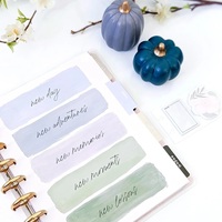A5 personnalisable taille 5 1/2 8 1/2 7x10 disque lié 18 mois mensuel/hebdomadaire/planificateur quotidien PU calendrier imprimable Pages onglets cadeau