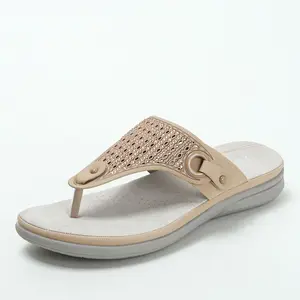 Comfortable Flat Sandals- Supportive Dressy Sandals Comfort Shoes That Includes a Concealed Orthotic Insole Sizes 5-12
