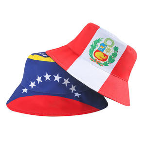 Casquette Bob Personnalisée <span class=keywords><strong>Drapeau</strong></span> Sportive Anti-UV pour Activités de Plein Air – Chapeau de Pêcheur pour Fans de Drapeaux - Product Image 2