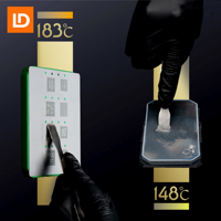 Pâte à souder noire en plastique 2UUL BS148/BS183 pour la réparation de téléphones mobiles