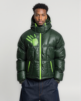 Veste matelassée unisexe personnalisée pour homme, 90% duvet de canard blanc, puissance de remplissage 700, à capuche, imperméable, coupe ample, pour l'hiver