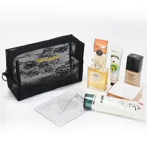 Leisure shopping women's makeup bag Travel and Party wash bag Small grid women's makeup bags