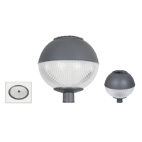 Lampadaire LED extérieur, éclairage de jardin, 30W, lumière élégante moderne, 6000K, PC aluminium, IP65, 450X450MM