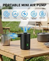 2026 Hiking Camping Accessories Electric Air Pump Inflatables 3600mAh Battery Fast In/Deflating Portable ABS <strong>Airbed</strong> Pump