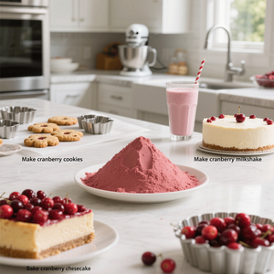 מפעל סיפק אבקת חמוציות עשיר proanthocyanidins וויטמין C לחיזוק חסינות מזונות ונוגדי חמצון - Product Image 4