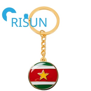Llavero de Metal Personalizado con Mapa de América del Norte y del Sur, Cultura de Paramaribo, Surinam, Recuerdo, Regalo - Product Image 3