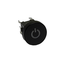 Fabricant Dongguan 6 broches 12 volts marche/arrêt mini bouton poussoir tactile interrupteur tactile étanche avec voyant lumineux couleur verte